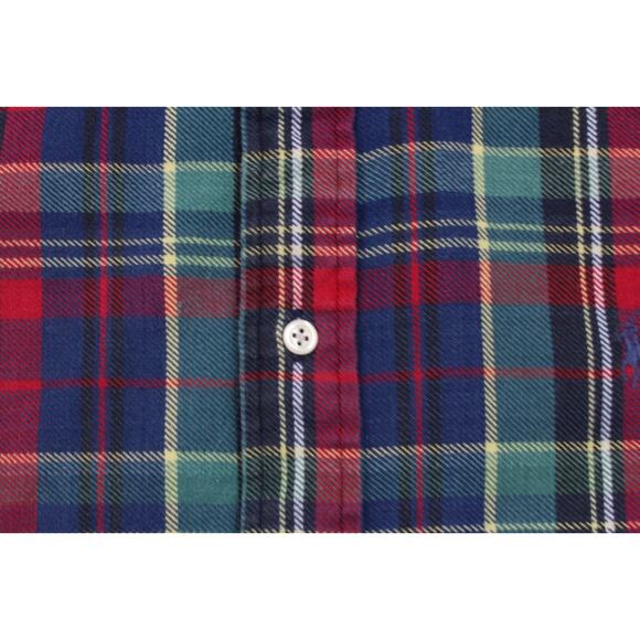 Ralph Lauren Mens Plaid Flannel Shirt XL - Picture 3 of 14